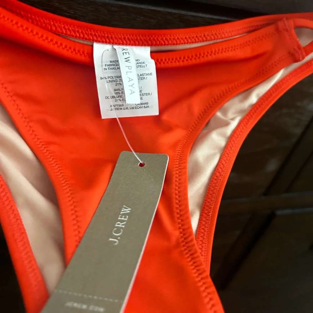 J.Crew Women’s La Playa Monterey Strappy Bikini Bottom in Cerise 
NWT - Picture 3 of 7